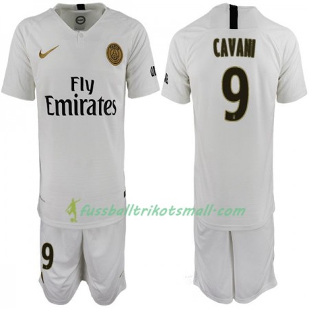 Fußballtrikots Paris Saint-Germain Cavani 9 Kinder 2018-2019 Kurzarm Auswärts-trikot kaufen